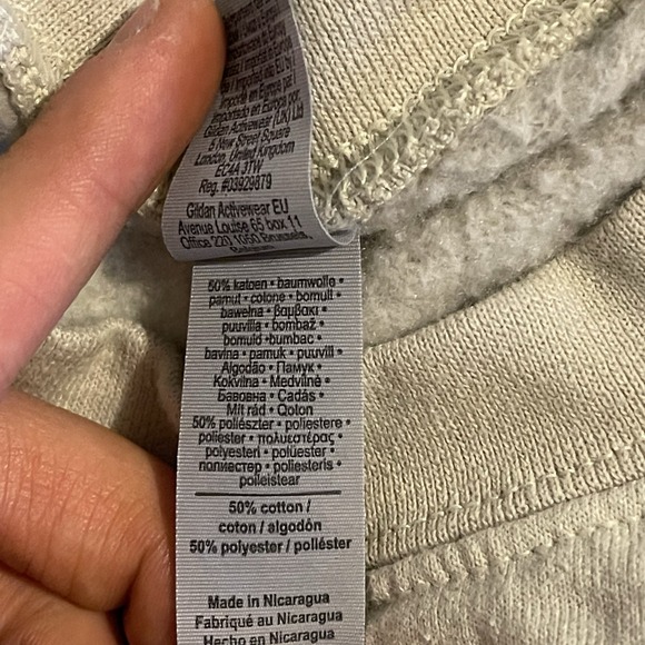 Carhartt Sweatshirt Adult Small Beige Crew Neck‎ Pullover Sweater Workout Gym - Picture 4 of 8